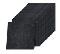 Carrelage de sol autocollant en vinyle 30,5 x 30,5 cm | Lot de 40 carreaux autocollants imperméables et amovibles, couvre 40 m². Carreaux de bricolage pour chambre, salle de bain