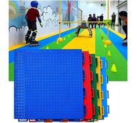 Carrelage de sol modulaire coloré de style puzzle DIY