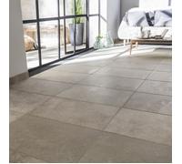 Travertin sol et mur intenso effet pierre beige foncé Travertin l.40.6 x L.61 cm