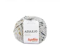 Carrelage Katia laine en pelotes de 100 grammes et 130 mètres, à tricoter avec des aiguilles du 6 - 7 ou au crochet du 7 - 8. (Gris Tejano Ocre (310))