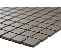 Carrelage mosaïque carré umbrau marron gris non émaillé antidérapant R10 carreaux de mosaïque en céramique bac à douche écran de douche sol cuisine salle de bain