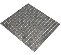 Carrelage mosaïque de piscine gris brillant carré carrelage mur sol cuisine salle de bain douche