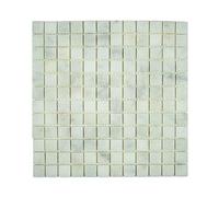 Carrelage Mosaïque Marbre Vieilli Blanc, 30,5 x 30,5 cm, pour Sols et Murs Intérieurs et Extérieurs