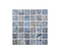 Carrelage mosaïque Mosaicos Bali Bleu brillant 29x29 cm