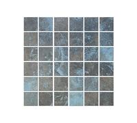 Carrelage mosaïque Mosaicos Bali Vert mat 29x29 cm Boite de 8 plaques