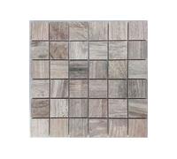 Carrelage mosaïque Mosaicos Forest Gris 29x29 cm Boite de 8 plaques
