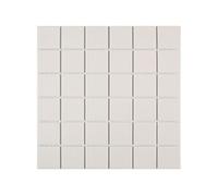 Carrelage mosaïque Mosaicos Tecniq Blanc 30x30 cm