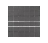 Carrelage mosaïque Mosaicos Tecniq Noir 30x30 cm Boite de 11 plaques