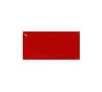 Carrelage mur relief métro parisien uni rouge brillant 7,5x15 cmMETRO ROSSO