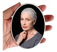 Carrelage photo commémoratif personnalisé en céramique pour pierre tombale. Image en porcelaine 100 % imperméable et ne se décolore pas pour décorations de tombe. Cadre photo imperméable pour tombe ;