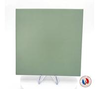 Carrelage sol/mur briquette rectangulaire uni vert clair mate 15X15 cm FARGBLOCK MENTA MATT FGB134M