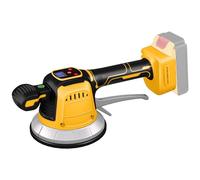 Carreleur sans fil, Vibrateur pour carrelage compatible avec Dewalt 20V batterie, avec 10 vitesses, affichage numérique, ventouse de 14,5cm et adsorption de 150kg pour carreaux de 0,3 à 1,8m