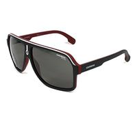Carrera 1001/S Montures de Lunettes, Noir (Matt Black Crystal Red/Grey), 62 Mixte Adulte