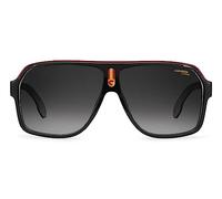 Carrera 1001/s Sunglasses, 80S/9O Black White, 62 Unisex
