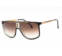 Carrera 1056/S 02M2 Ha Lunettes de Soleil Noir Cadre Or Verres Marron 61mm