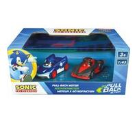 Carrera 15813023 P&S Hedgehog-Sonic vs. Shadow Twin Pack Wind-up Vehicle