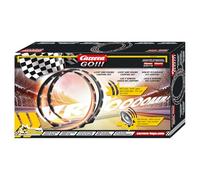 Boucles 2pcs en 8 Segments 1/43 avec Lumière et Son pour Digital 143 et GO!!! Carrera Noir