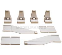 CARRERA 20085220 Garde-Corps Blanc Rouge (3mt), Supports (24), Terminal