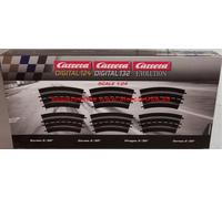 Carrera 20573 Digital 132 / 124 Courbe 3/30ø, 6 Pcs.