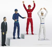 Carrera Podium de vainqueur 20021121 avec figurines