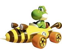 Carrera RC 370181065 Mario Kart Bumble V, Yoshi 1:18 Véhicule RC débutant électrique Voiture de t