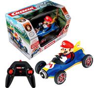 Carrera - 370181066 RC Mario Kart Mach 8 avec Figurine Mario - Voiture radiocommandée avec Batterie Rechargeable - Jouet pour Enfants à partir de 6 Ans