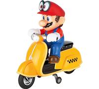 Carrera - 370200992 RC Super Mario Odyssey Scooter - Véhicule radiocommandé avec Batterie Rechargeable - Jouet pour Enfants à partir de 6 Ans Coloré 370200992