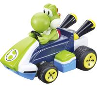 Carrera RC Mario Kart Mini RC Yoshi pour Enfants et Adultes, garçons et Filles, Licence Originale Unique, Plaisir de Conduite instantané avec prêt à Courir, expérience Mario Kart Authentique, Vert