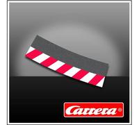 Carrera Außenrandstreifen für Kurve 4/15° (12), Endstücke 1:24
