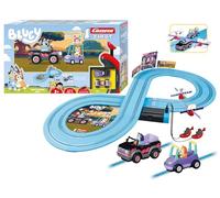 Carrera Bluey & Bingo Course de 2,4 m Set de Piste I 2 véhicules télécommandés avec Bluey et Bingo I avec télécommande et Parties de Piste I Jouet pour Enfants à partir de 3 Ans