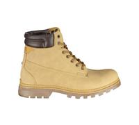 Carrera, Femme, Chaussures, Beige, Taille: 39 EU Bottine Beige à Lacets avec Détails Contrastés