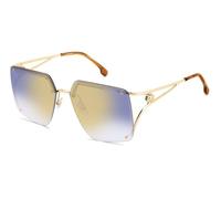 Carrera Femme Carrera CARRERA 3041/S KY2/1V Lunettes de soleil Métal Or Gris Carré Miroir Ombré