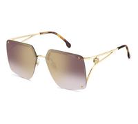 Carrera Femme Carrera CARRERA 3041/S VVP/YK Lunettes de soleil Métal Or Marron Carré Miroir Ombré