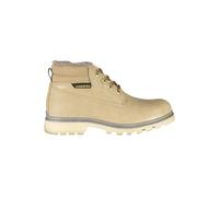 Carrera, Femme, Chaussures, Beige, Taille: 37 EU Bottes Beiges à Lacets avec Détails Contrastés
