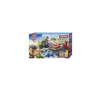Carrera First Paw Patrol on The Track - Circuit de Jeu avec Chase & Marshall, régulateur Manuel adapté aux Enfants, Distance de 2,4 m et éléments interactifs - pour Petits Jeux de Course et Aventures