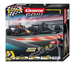 Carrera GO!!! Advanced Racing Circuit de course Formule 1 Red Bull RB19 Mercedes AMG Modèle : 20080157