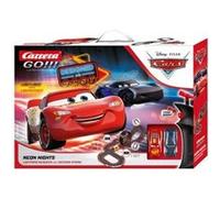 Carrera go circuit voiture neon nights disney cars mcqueen vs storm - piste course 5 3m electrique 1/43 - enfant