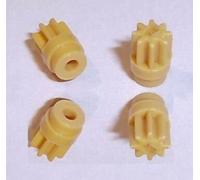 Carrera GO!!! / Digital 143 Lot de 4 Pignon de Moteur 8 Dents en Polyamide avec Fibre de Verre