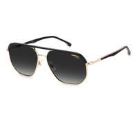 Carrera Homme CARRERA 304/S W97/9O Lunettes de soleil Acier Or / Noir Gris Géométrique Ombré