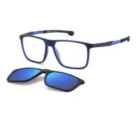 Carrera Homme Carrera CA 4020/CS FLL/5X Montures optiques Polyamide Bleu opaque Bleu clair Carré Polarisé Clip-on