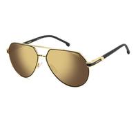 Carrera Homme Carrera CARRERA 1067/S I46/YL Lunettes de soleil Métal Noir-opaque Marron Pilote Antireflet