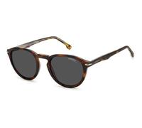 Carrera Homme Carrera CARRERA 277/S 086/IR Lunettes de soleil Plastique Havane Gris Ronde Normale