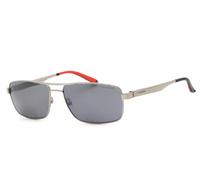 Carrera Homme Soleil Mat Ruthenium Rectangulaire Métal Cadre CA8011/S R81 58