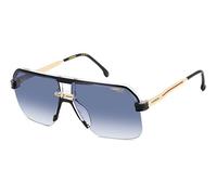 Carrera Lunettes de Soleil 1066/S BLACK CRYSTAL/DARK BLUE SHADED 63/12/145 homme