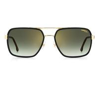 Carrera Lunettes de Soleil 256/S GOLD BLACK/GREEN SHADED GOLD MIRROR 58/18/140 homme