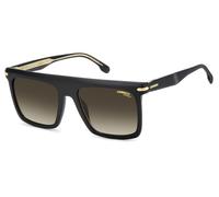Carrera Lunettes de Soleil 359/S MATTE BLACK GOLD/BLACK BROWN GREEN 56/19/150 homme