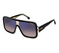 Carrera Lunettes de Soleil FLAGLAB 14 Black Beige/Brown Shaded Blue Mirror 62/11/145 unisexe