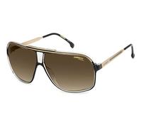 Carrera Lunettes de soleil Homme GRAND PRIX 3 2M2/HA Plastique Noir/Or Marron Carré Ombré