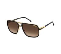 Lunettes de Soleil Carrera CARRERA 1071/S MATTE BLACK GOLD/BROWN GRADIENT 61/16/145 homme