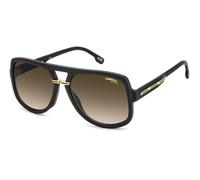 Carrera Lunettes de Soleil VICTORY C 10/S MATTE BLACK GOLD/BLACK BROWN GREEN 59/17/145 homme